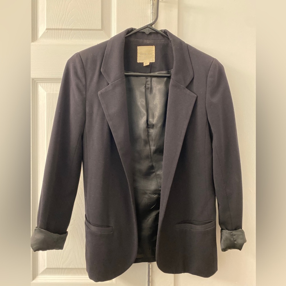 Silence + Noise black blazer.
